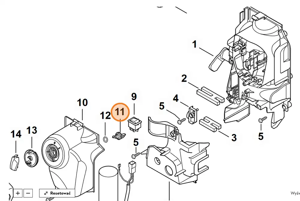 Oszczędź - Stihl Krzywka wałka przełącznika 4950 435 4100