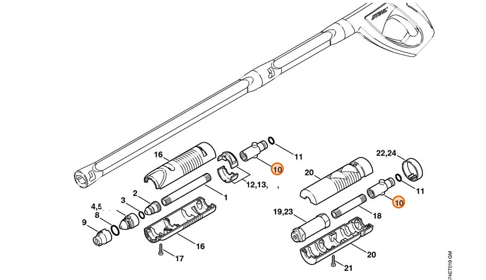 Nowość w sklepie - Stihl Złącze 4900 500 6702