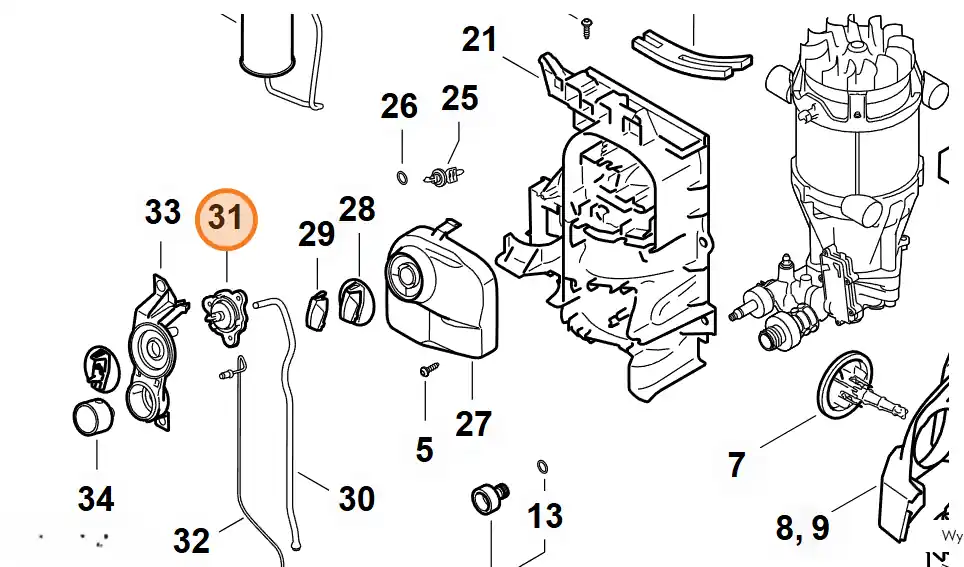 Stihl Zawór RE01 510 0401 | Na stanie