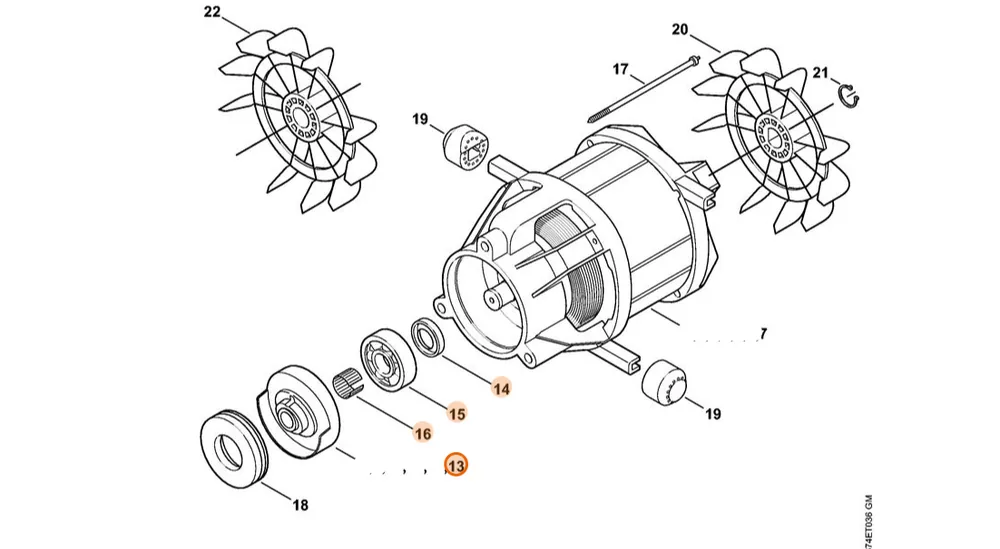 Popularny produkt - Stihl Tarcza zataczająca 4744 760 8700