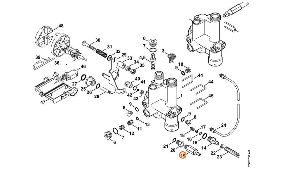 Stihl Przyłącze węża 4743 700 7300 | Nowość w sklepie