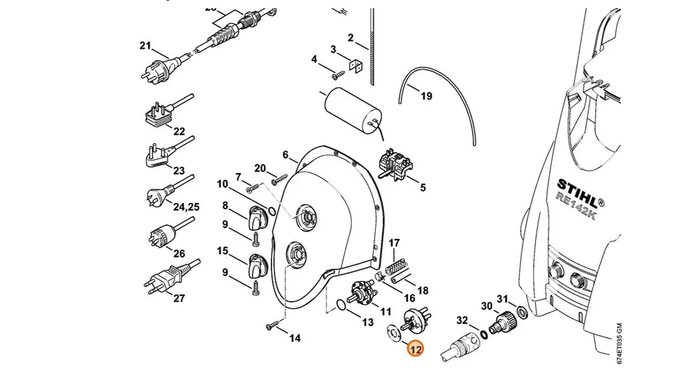 Stihl Kołnierz 4743 432 2500 - Wysoka jakość