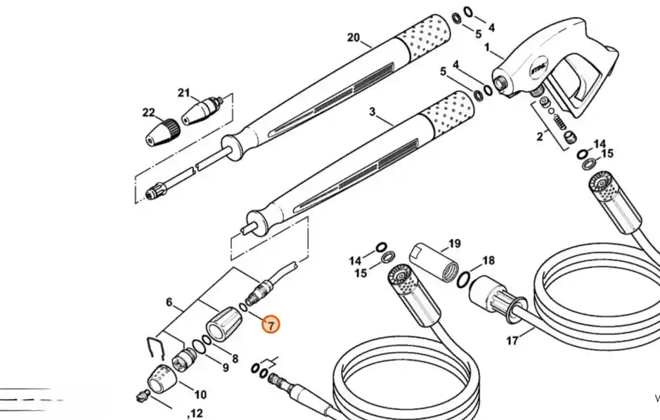Tylko w tym tygodniu - Stihl Okrągły pierścień uszczelniający 10,77x2,62-NBR70 9645 945 7510