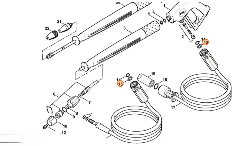 Ostatnia szansa - Stihl Pierścień oporowy 11,7-14,5x1.2 9652 945 1613