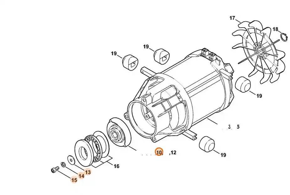 Wielka wyprzedaż - Stihl Tarcza zataczająca 8,4° 4769 760 8701