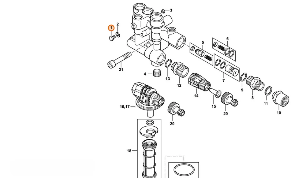 Wyjątkowa oferta | Stihl Śruba zamykająca 4757 708 5802