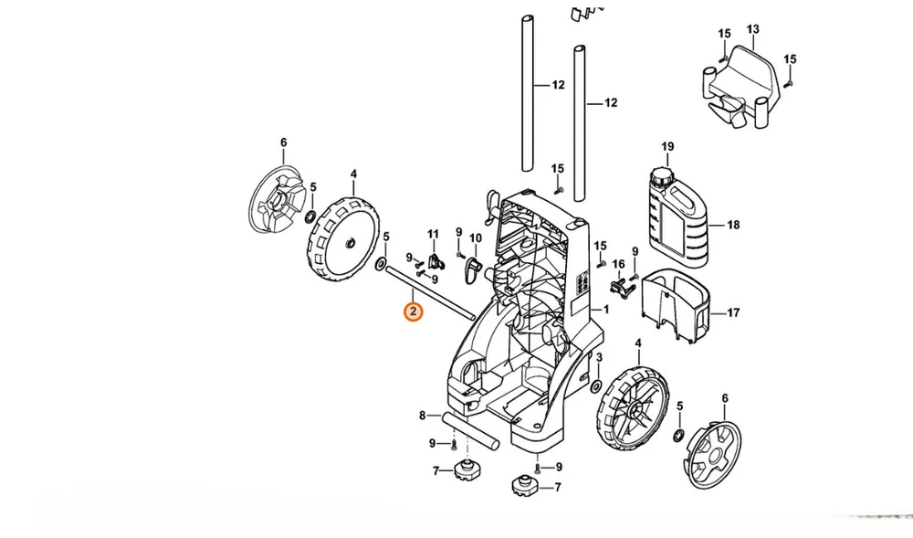 Stihl Oś 4757 791 7000 - Okazja cenowa
