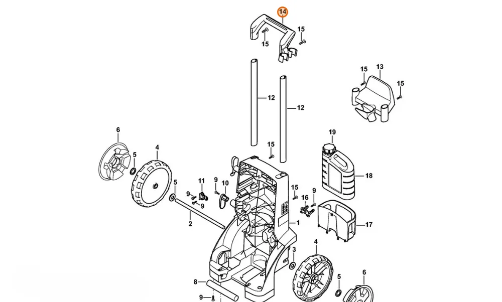 Sprawdzony wybór - Stihl Okładzina uchwytu 4788 791 0600