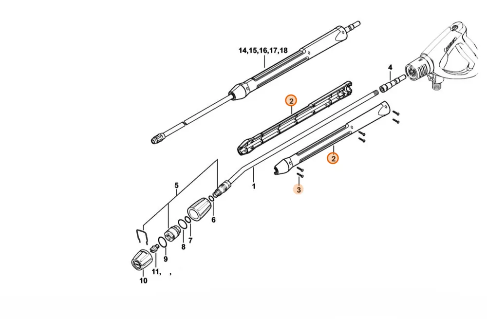 Nowość w ofercie - Stihl Okładzina uchwytu 4925 500 8900