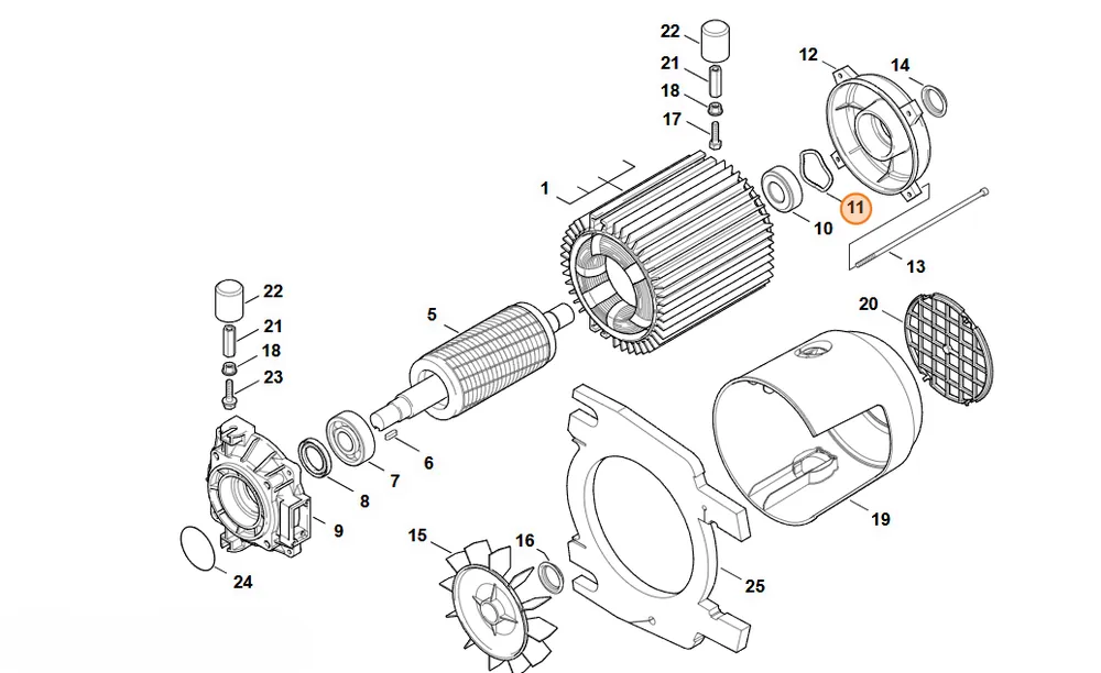 Klienci polecają - Stihl Podkładka sprężynująca 4757 608 0900