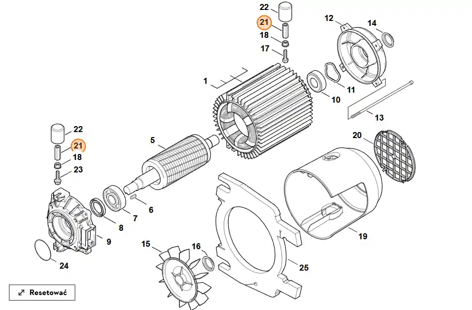 Stihl Trzpień 4757 608 1800 | Hit cenowy