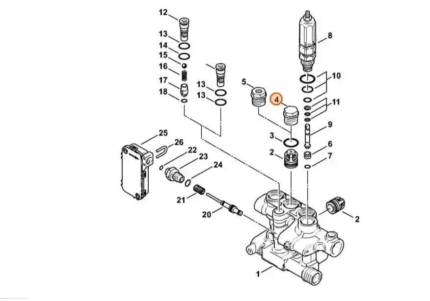 Stihl Śruba zamykająca 4757 708 5804 - Duży rabat