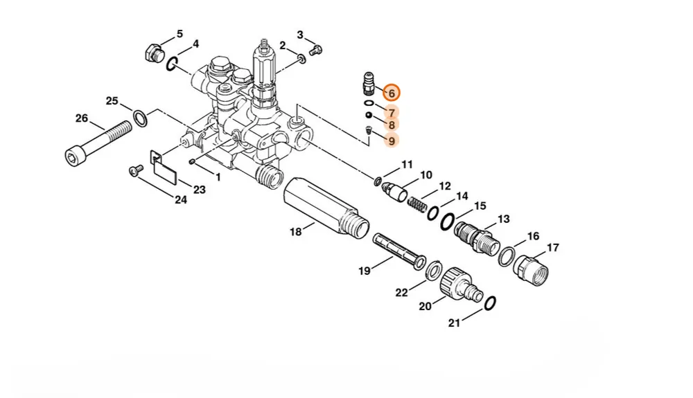 Stihl Przyłącze węża 4757 708 3901 | Wyprzedaż zapasów