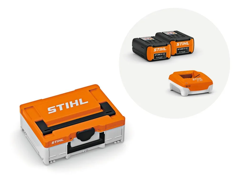 Stihl Power Box 1 zestaw akumulator 2 x AP 200 S i ładowarka AL 301 System AP | Outlet