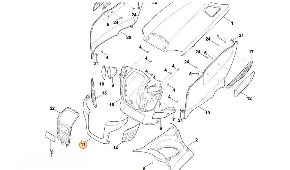STIHL Osłona 6170 706 3610 - W sprzedaży