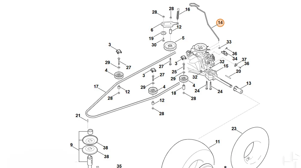 STIHL Dźwignia 6170 647 3511 | Wyjątkowa oferta