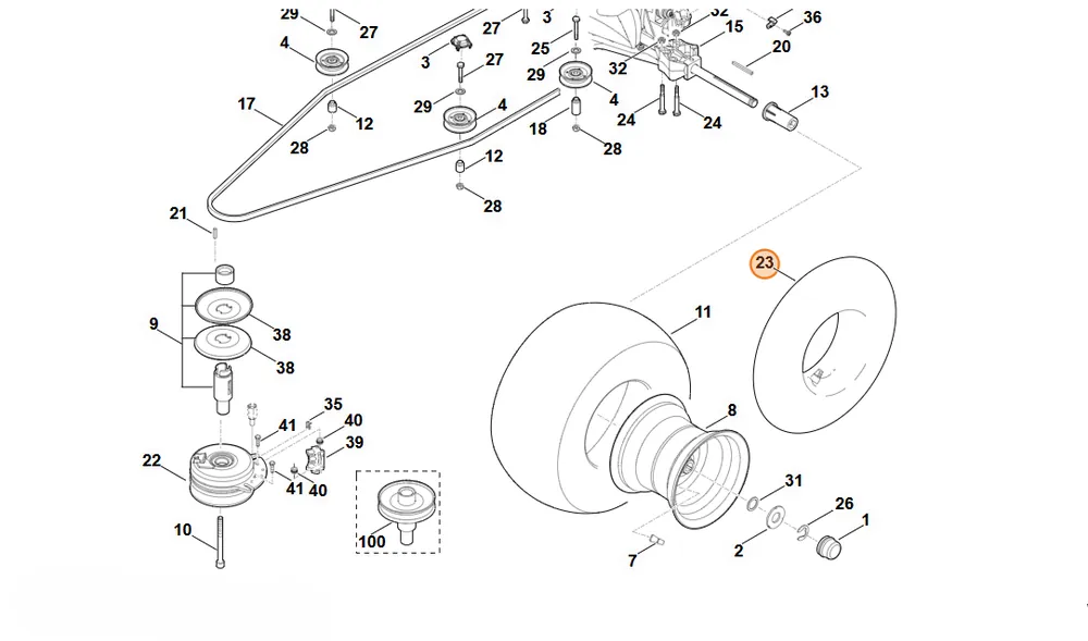 STIHL Przewód elastyczny 18x8,5 - 8 0000 704 6702 - Superoferta