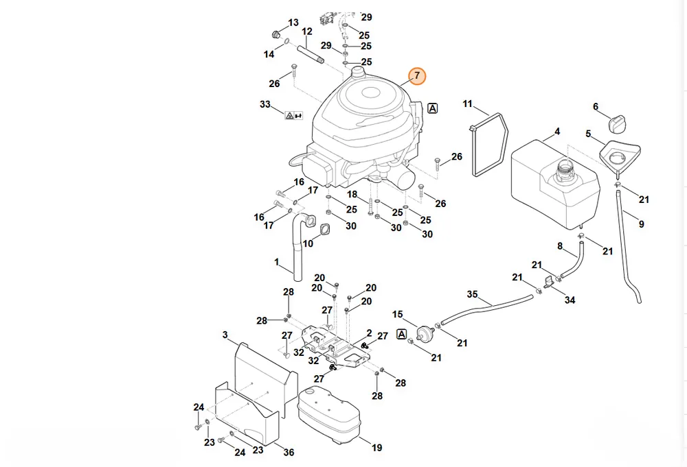 STIHL B&S, silnik czterosuwowy 21R807-0012-B5 6160 011 1811 - Supercena