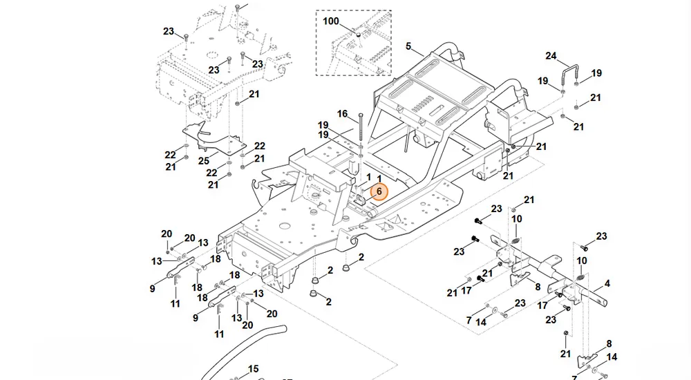 Ekstra rabat | STIHL Płytka wspornika 6170 435 6110