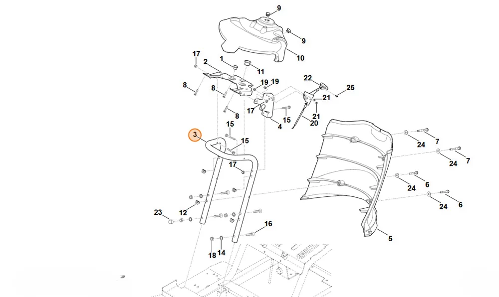 STIHL Wspornik 6170 703 6220 | Cena po obniżce