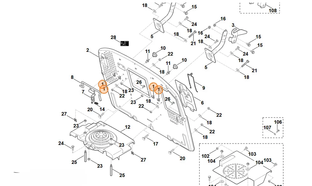 Okazja | STIHL nakrętka klatkowa M8 9991 003 1048