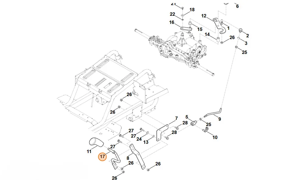STIHL Dźwignia włączająca 6160 764 0200 - Top oferta