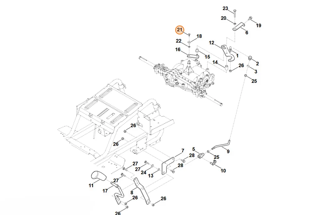 STIHL Śruba sześciokątna 1/4"x1/2" 9008 319 9055 | Megacena