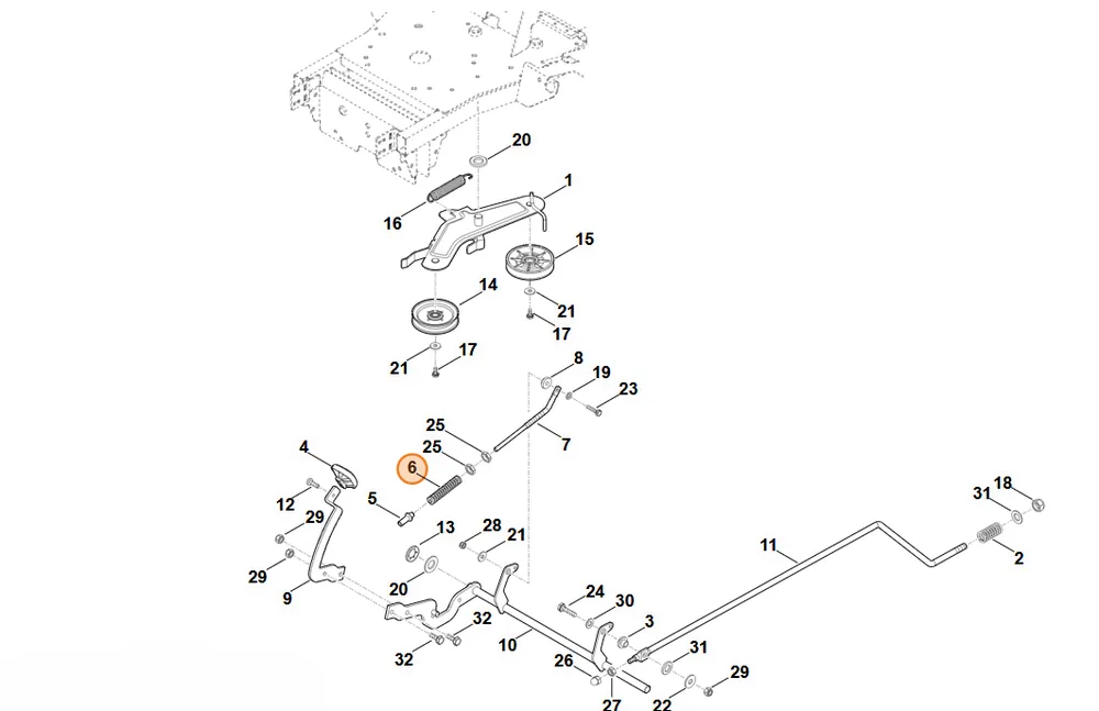 Produkt polecany - STIHL Sprężyna dociskowa 6160 764 2400