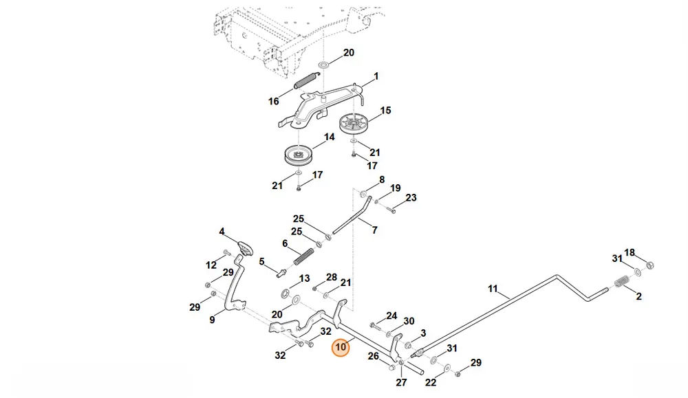 Produkt premium | STIHL Pedał 6160 760 5700