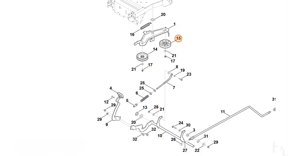 STIHL Krążek napinający 6170 760 1220 - Jakość premium