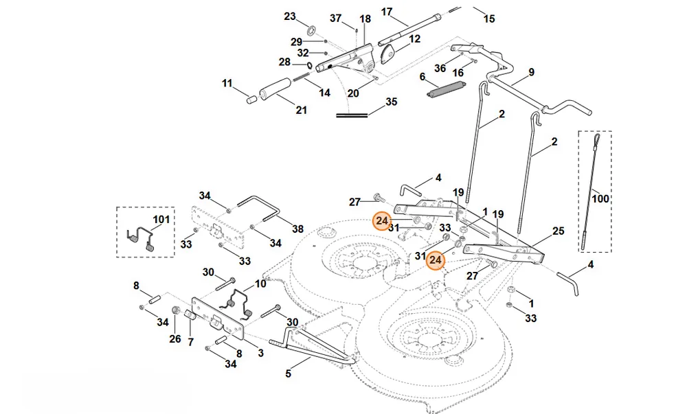 STIHL Tulejka z kołnierzem 6160 763 3200 | Cena po obniżce