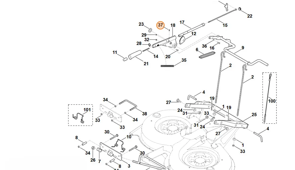 STIHL Trzpień gwintowany M4x10 9134 381 0651 - Już w sprzedaży