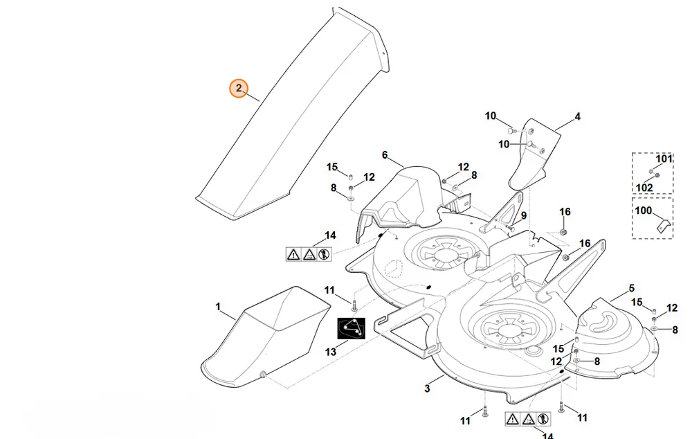 STIHL Kanał wyrzutowy 6160 763 1405 | Bezpośrednio z fabryki
