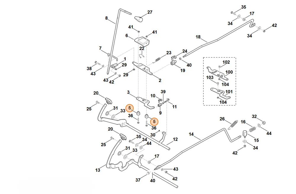 Stihl Sworzeń z kołnierzem 6170 764 3600 | Rabat