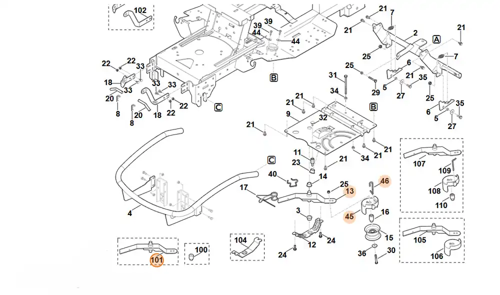 Stihl ramię napinające kompl. 6170 760 0891 | Nowość w sprzedaży