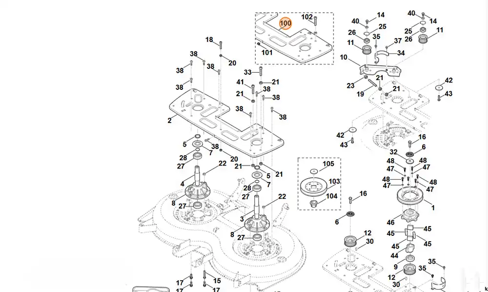 Stihl Płytka łożyska 6170 701 5110 - Łatwe zamówienie