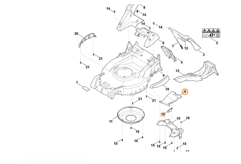 Stihl prowadnica blaszana (ze wspornikiem) 6374 780 4400 - Hit
