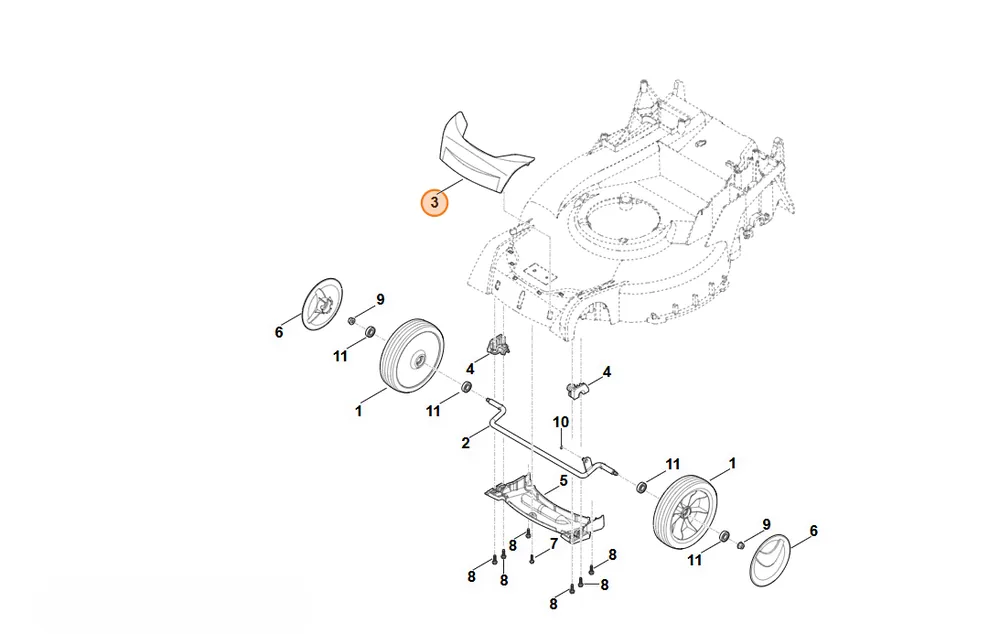 Nowa pozycja w ofercie | Stihl osłona przednia 6364 701 3600