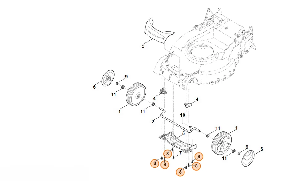 Klienci polecają | Stihl Śruba IS AP6x20 9076 611 4430
