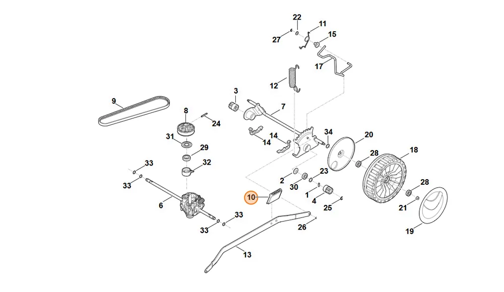 Jakość premium - Stihl uchwyty wskaźnika wysokości koszenia 6364 703 4000