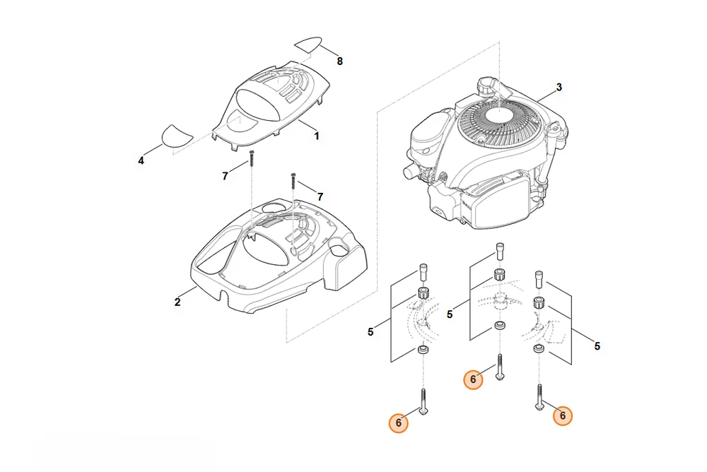 Hit sprzedaży | Stihl Śruba ścinana 3/8"x100 9039 488 9042