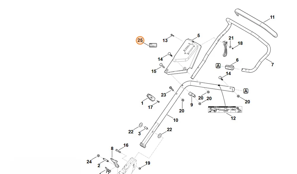Kup online - Stihl Tabliczka znamionowa MB 655.3 YS 6374 967 0140