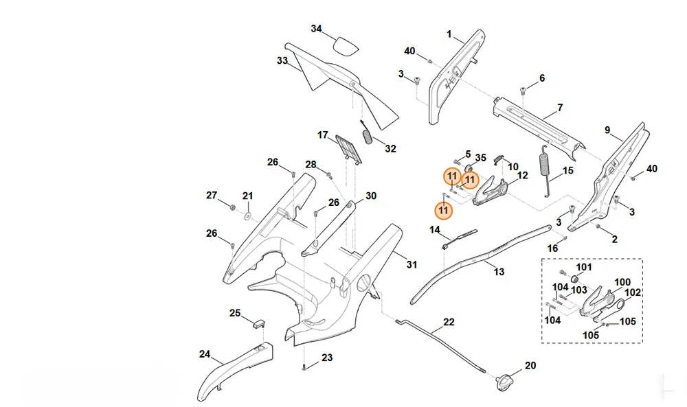 Stihl Śruba M4x20 6375 708 8400 | Zostało niewiele
