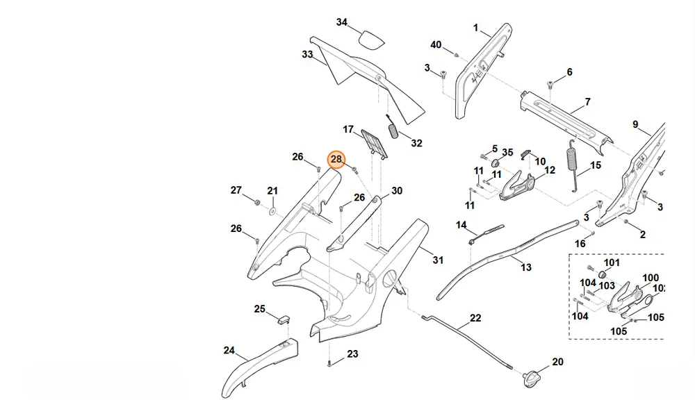 Stihl Śruba TT-M5x28 9070 010 1050 | Wyprzedaż zapasów