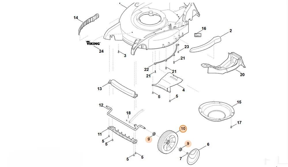 Nowość - Stihl Koło kompl. 200 6340 700 0410