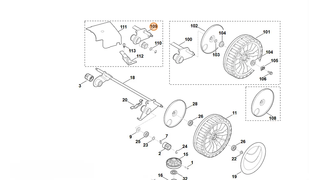 Nowość w ofercie - STIHL Oś 6375 700 2411