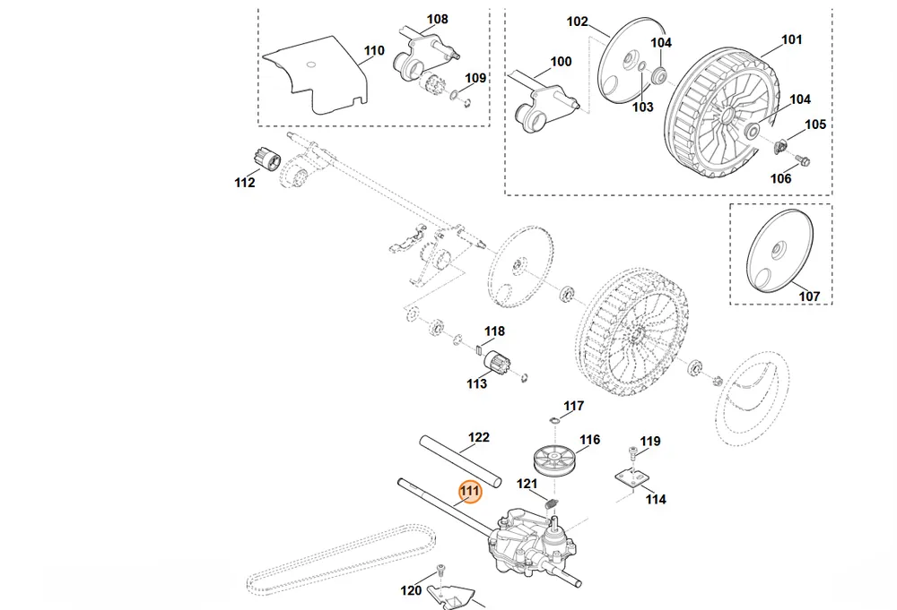 Hit sprzedaży | STIHL Przekładnia Tuff Torq TL3C 6375 640 0100