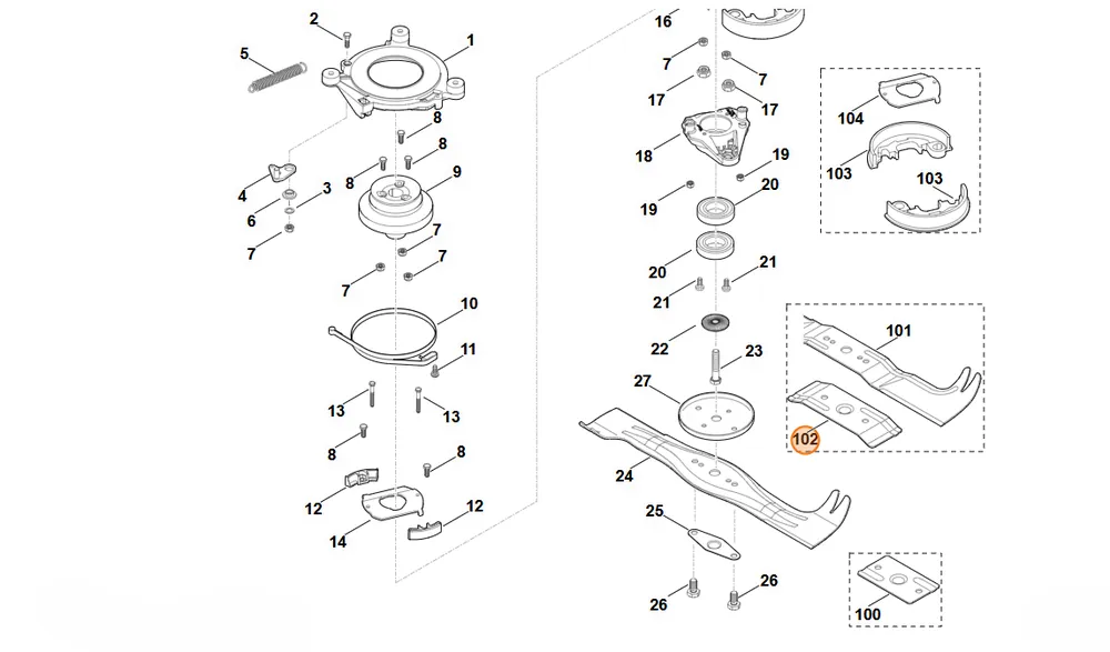 Ekspresowa wysyłka | STIHL Osłona blaszana 6375 706 8200