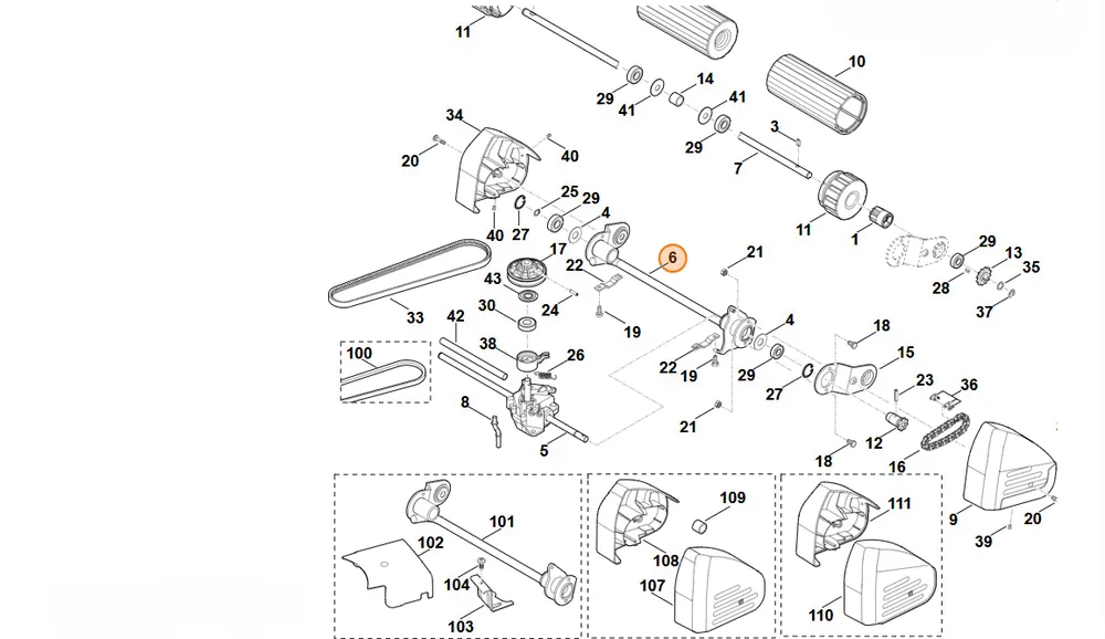 Popularny produkt | STIHL Oś 6375 700 2413