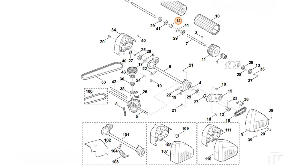 STIHL Tulejka odległościowa 6340 764 2821 - Ograniczona ilość